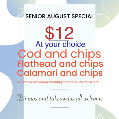 CLE Fish on Fire Senior August Special