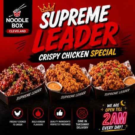 Noodle Box Cleveland Supreme Leader