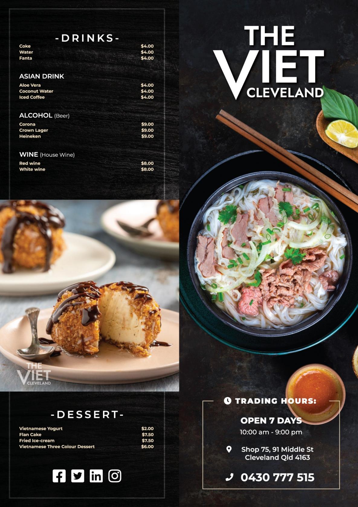 The Viet Menu
